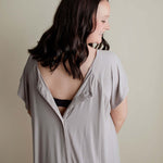 Harbor Mist Maternity Mommy Labor & Delivery Gown | Milk & Baby