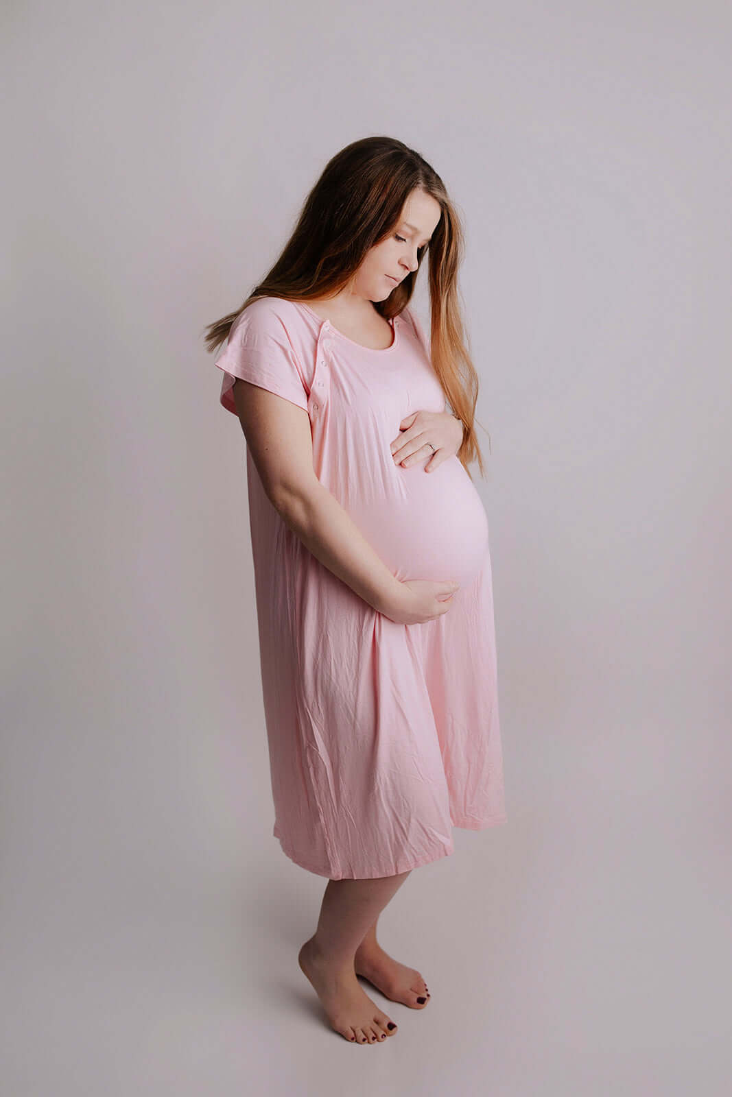 Light Pink Labor & Delivery Gown | Milk & Baby