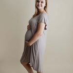 Harbor Mist Maternity Mommy Labor & Delivery Gown | Milk & Baby
