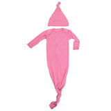 Rose Knotted Newborn Baby Gown | Milk & Baby