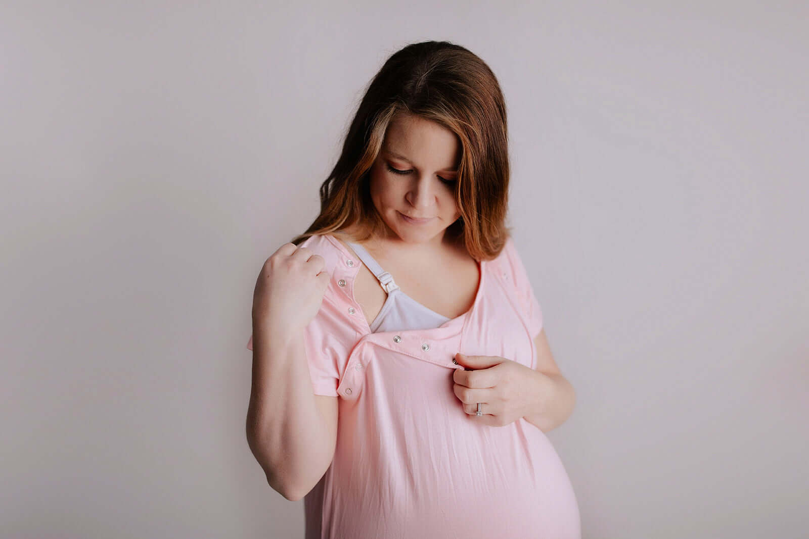 Light Pink Labor & Delivery Gown | Milk & Baby