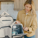 Witney Carson Insulated Bottle Bag | Cloud | Milk & Baby