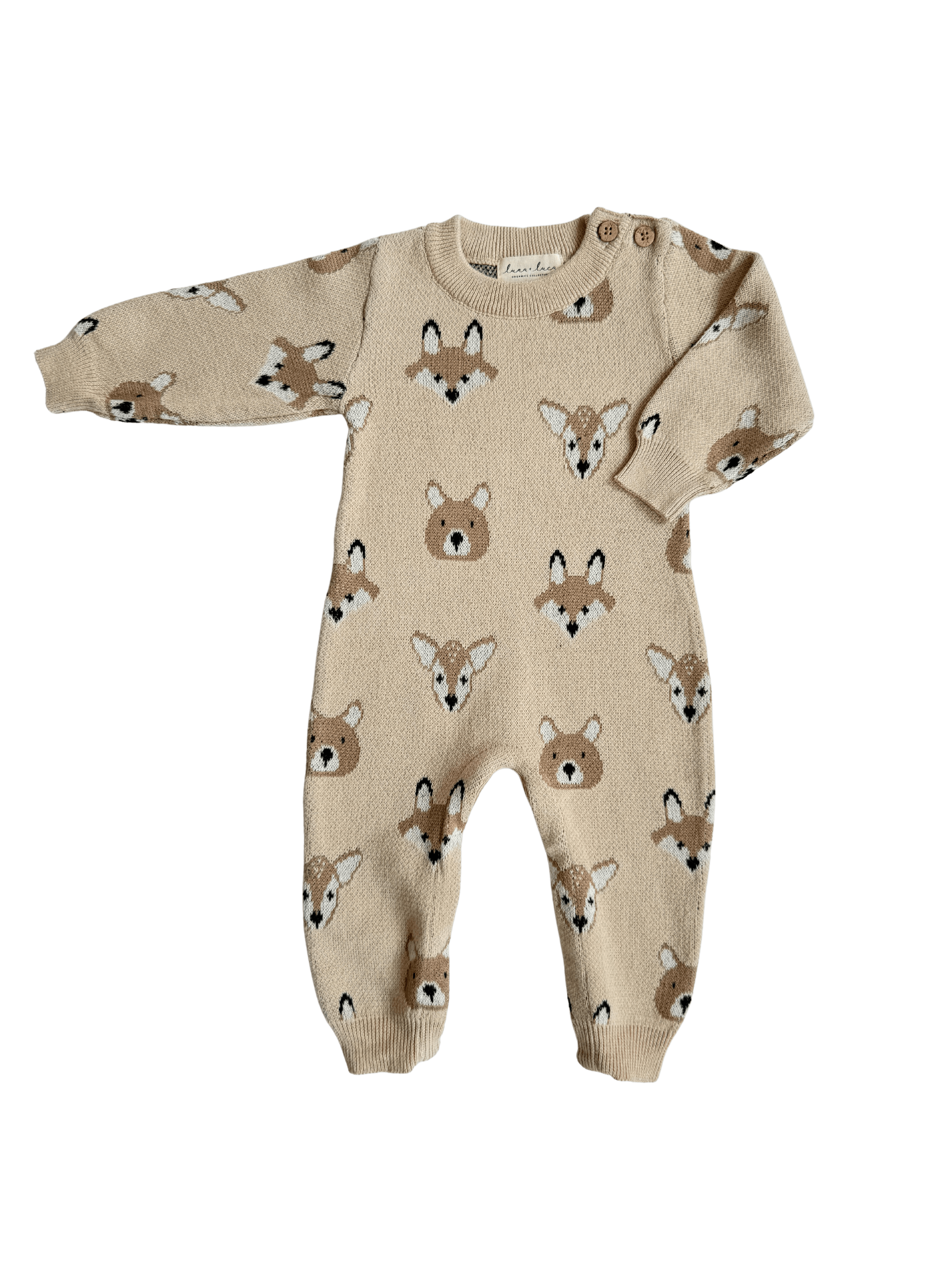 Woodland Jacquard Jumpsuit | Milk & Baby