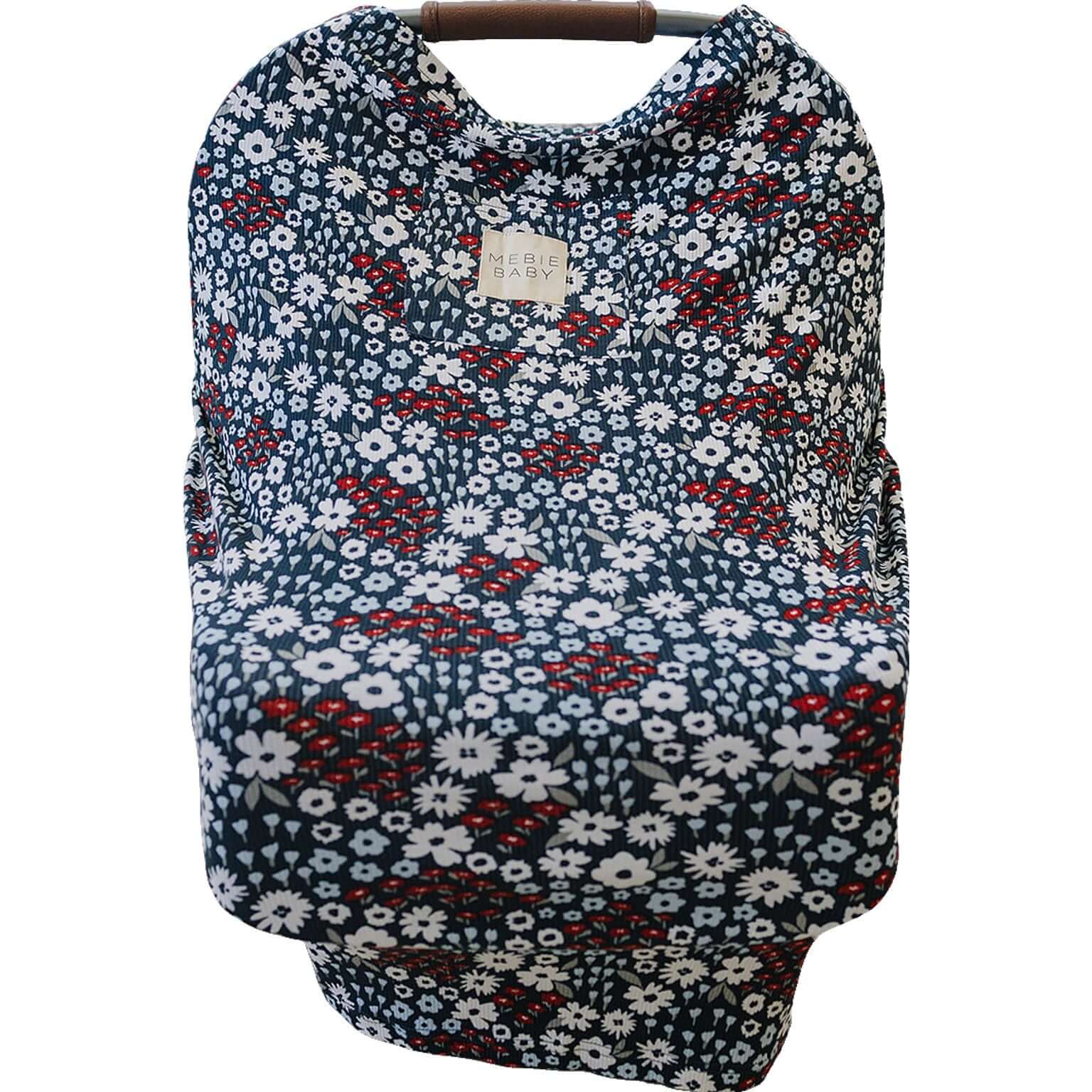 Americana Floral Ribbed Bamboo Multi-Use Cover | Milk & Baby