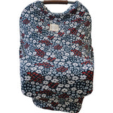 Americana Floral Ribbed Bamboo Multi-Use Cover | Milk & Baby