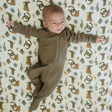 Outlaw Cowboy Muslin Crib Sheet | Milk & Baby