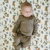 Outlaw Cowboy Muslin Crib Sheet | Milk & Baby