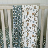 Southwest Aztec Muslin Crib Sheet | Milk & Baby