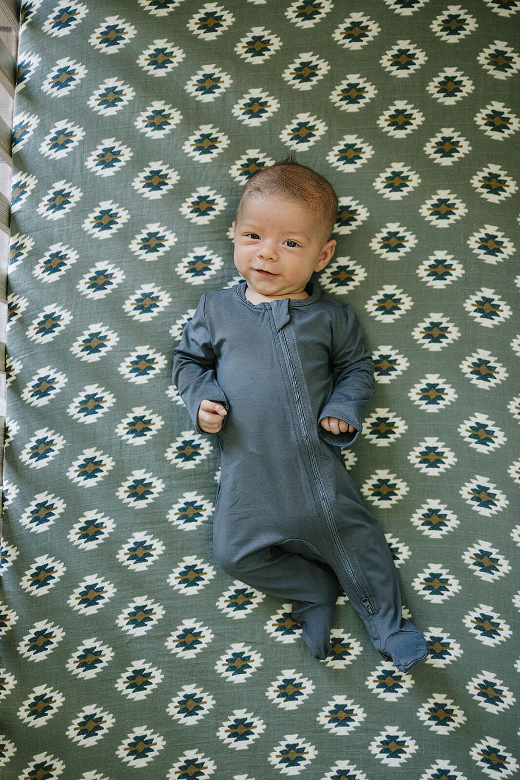 Southwest Aztec Muslin Crib Sheet | Milk & Baby