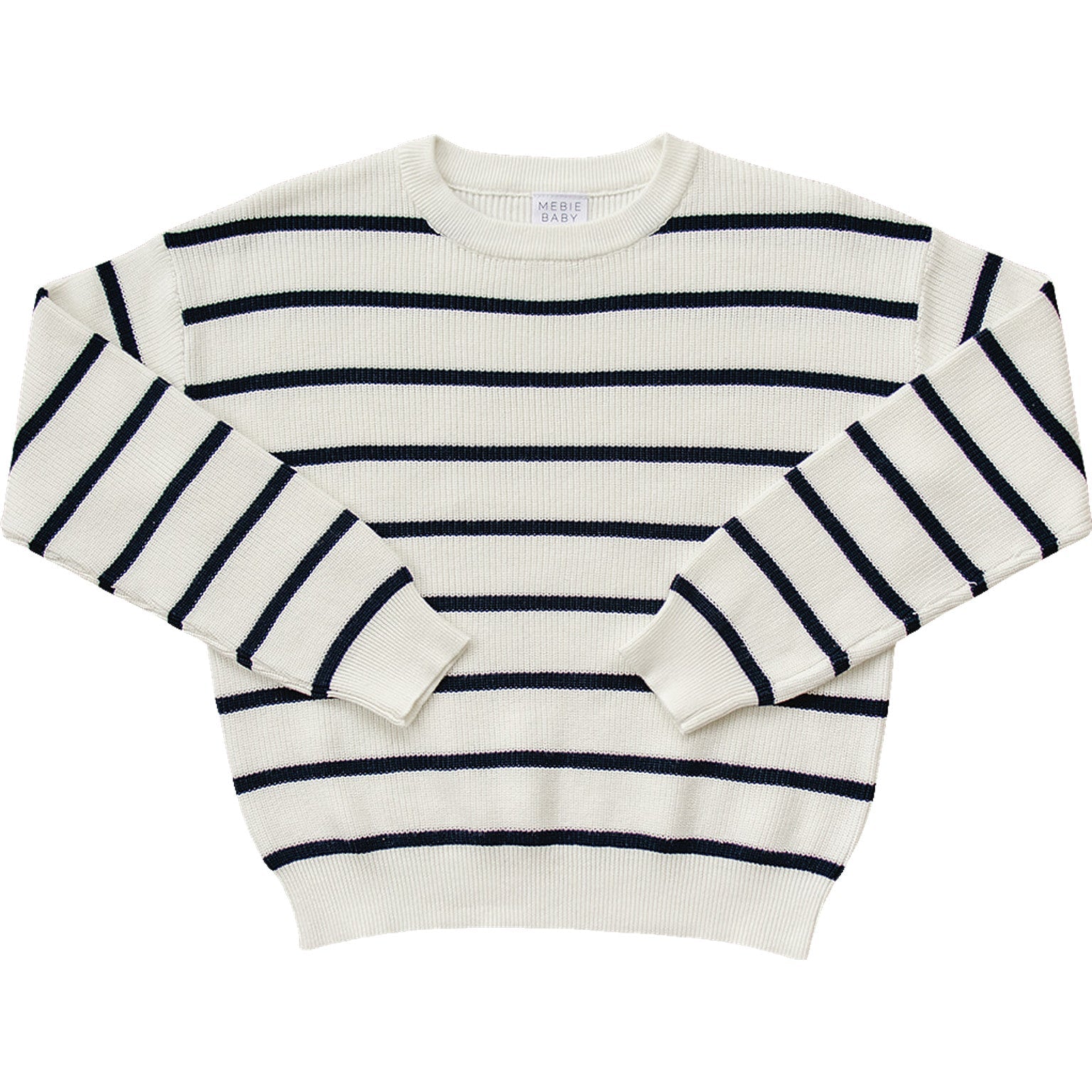 Navy Stripe Adult Knit Sweater | Milk & Baby