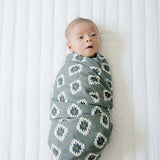 Southwest Aztec Muslin Swaddle Blanket | Milk & Baby
