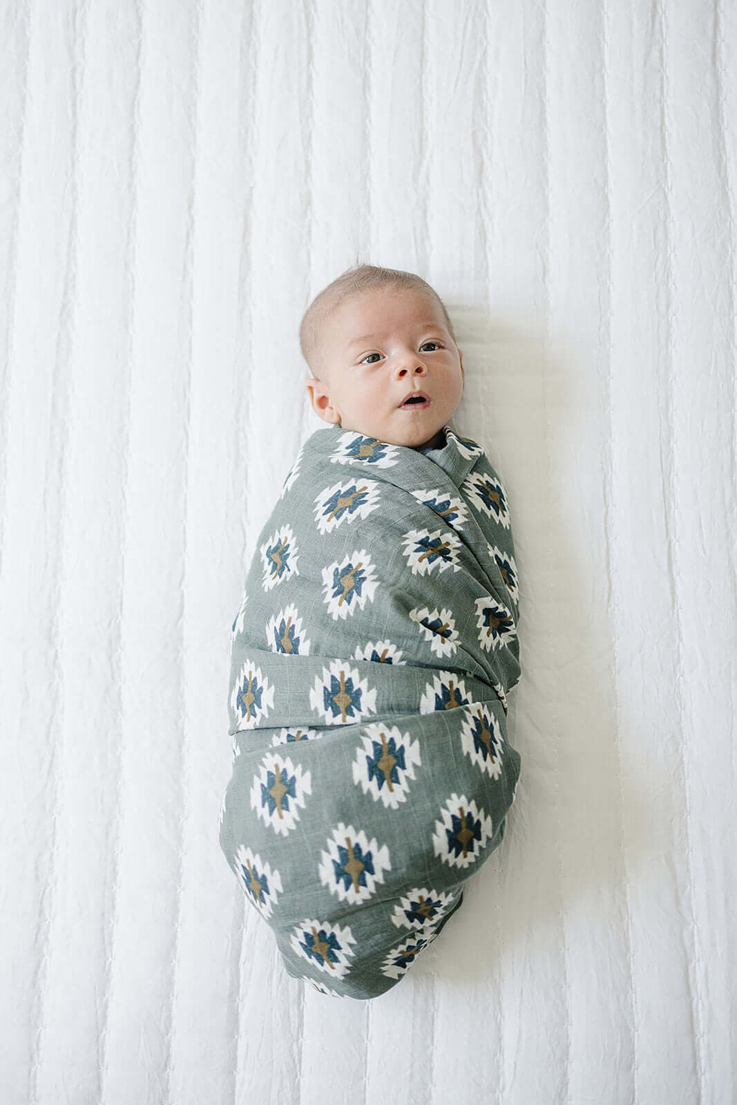Southwest Aztec Muslin Swaddle Blanket | Milk & Baby