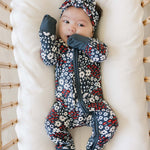 Americana Floral Ribbed Bamboo Head Wrap | Milk & Baby