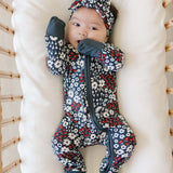 Americana Floral Ribbed Bamboo Head Wrap | Milk & Baby