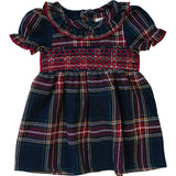 Christmas Plaid Smocked Dress | Milk & Baby