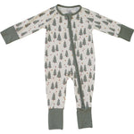 Christmas Trees Bamboo Zipper | Milk & Baby
