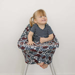 Americana Floral Ribbed Bamboo Multi-Use Cover | Milk & Baby