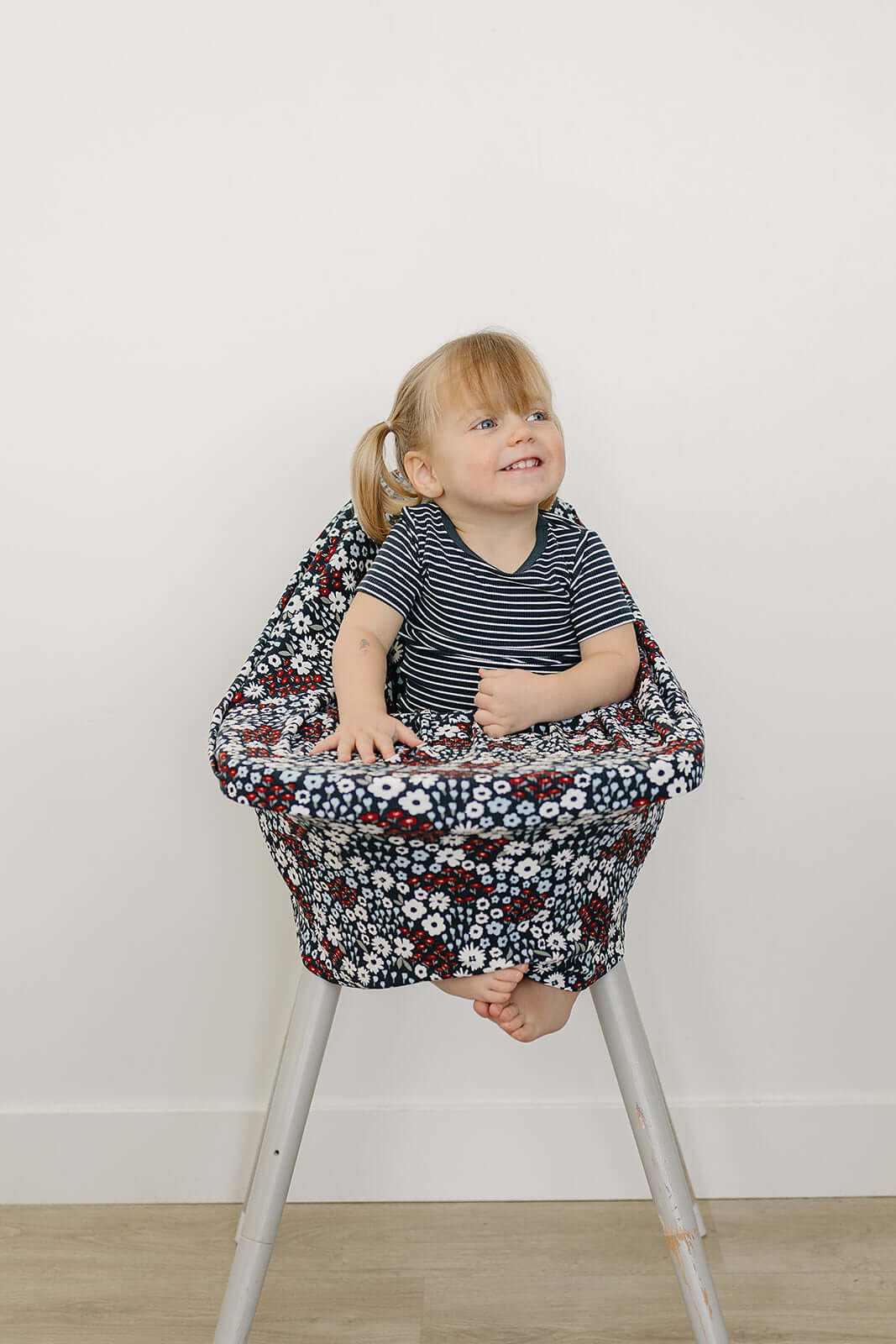 Americana Floral Ribbed Bamboo Multi-Use Cover | Milk & Baby