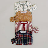 Christmas Plaid Bamboo Head Wrap | Milk & Baby