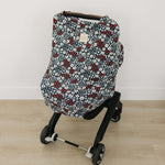 Americana Floral Ribbed Bamboo Multi-Use Cover | Milk & Baby