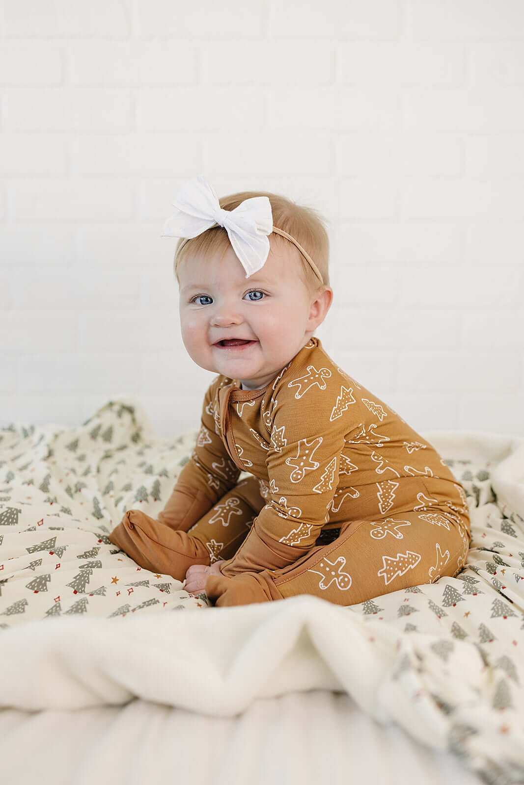 Gingerbread Bamboo Zipper | Milk & Baby