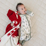 Christmas Trees Bamboo Zipper | Milk & Baby