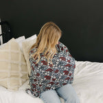 Americana Floral Ribbed Bamboo Multi-Use Cover | Milk & Baby