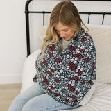 Americana Floral Ribbed Bamboo Multi-Use Cover | Milk & Baby