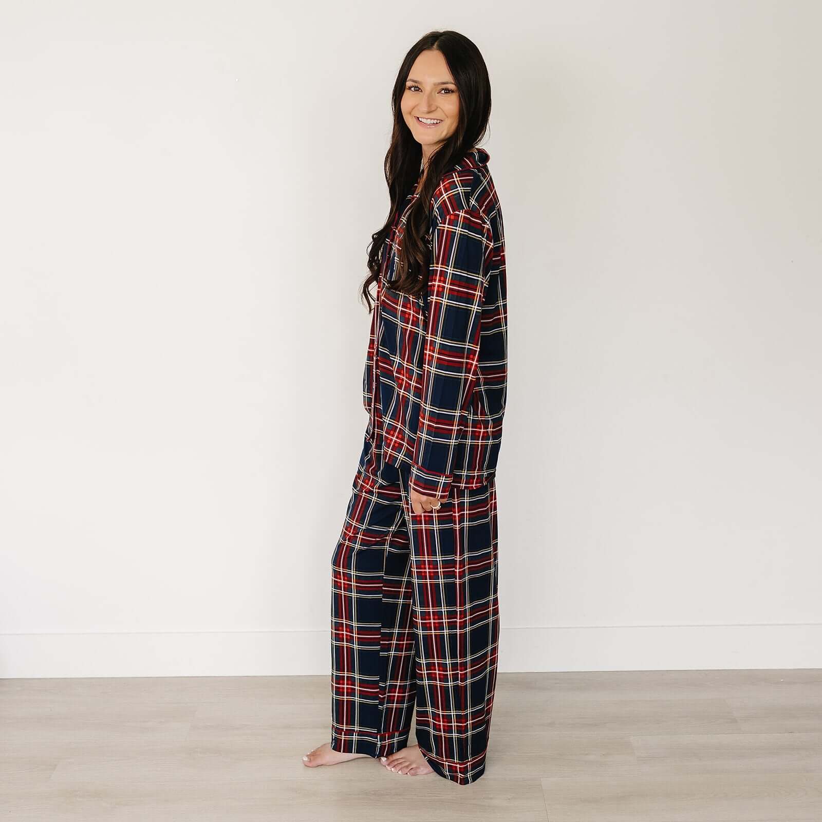 Christmas Plaid Pajama Set | Milk & Baby
