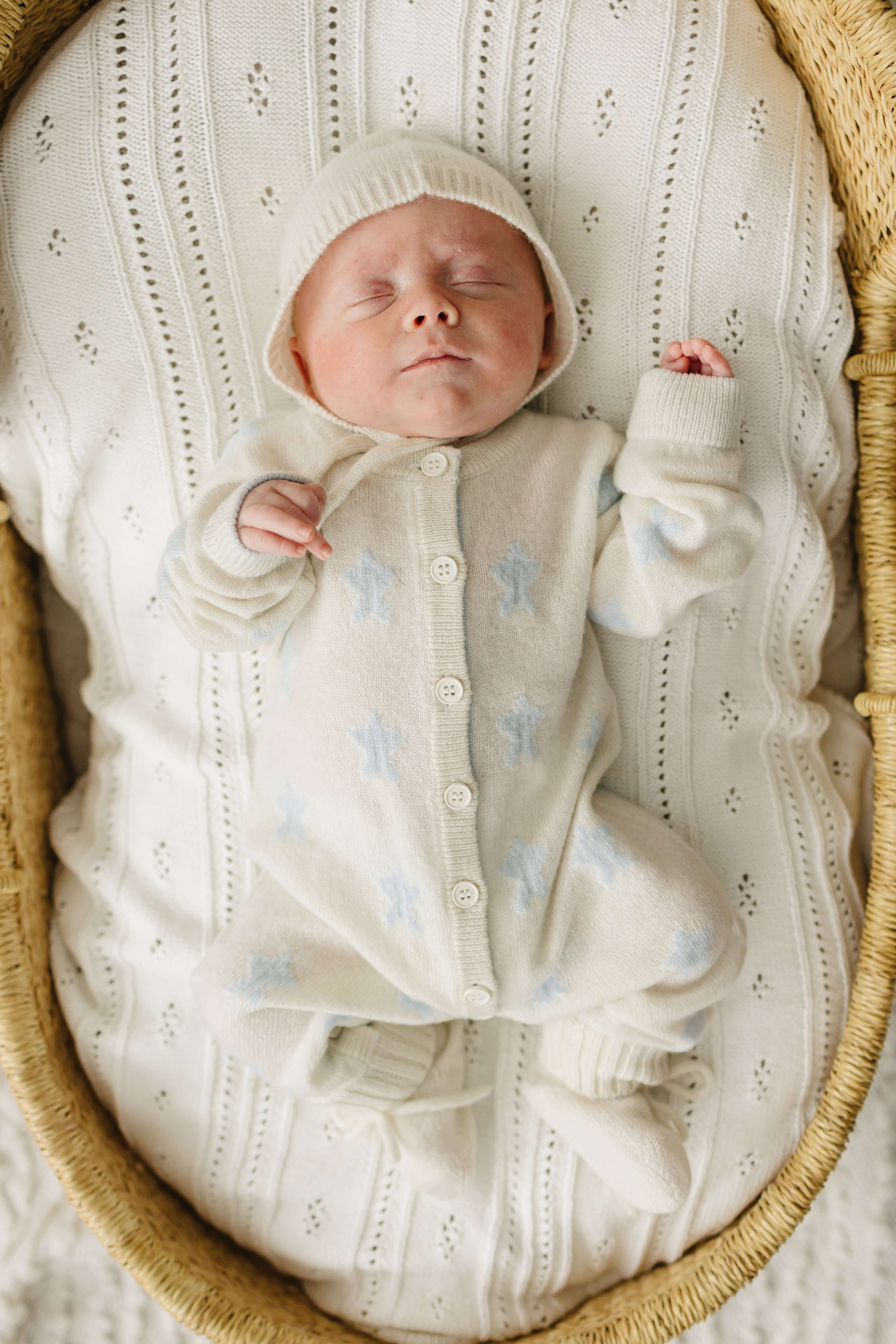 Luna + Luca Stars Cashmere Luxxe Set | Milk & Baby