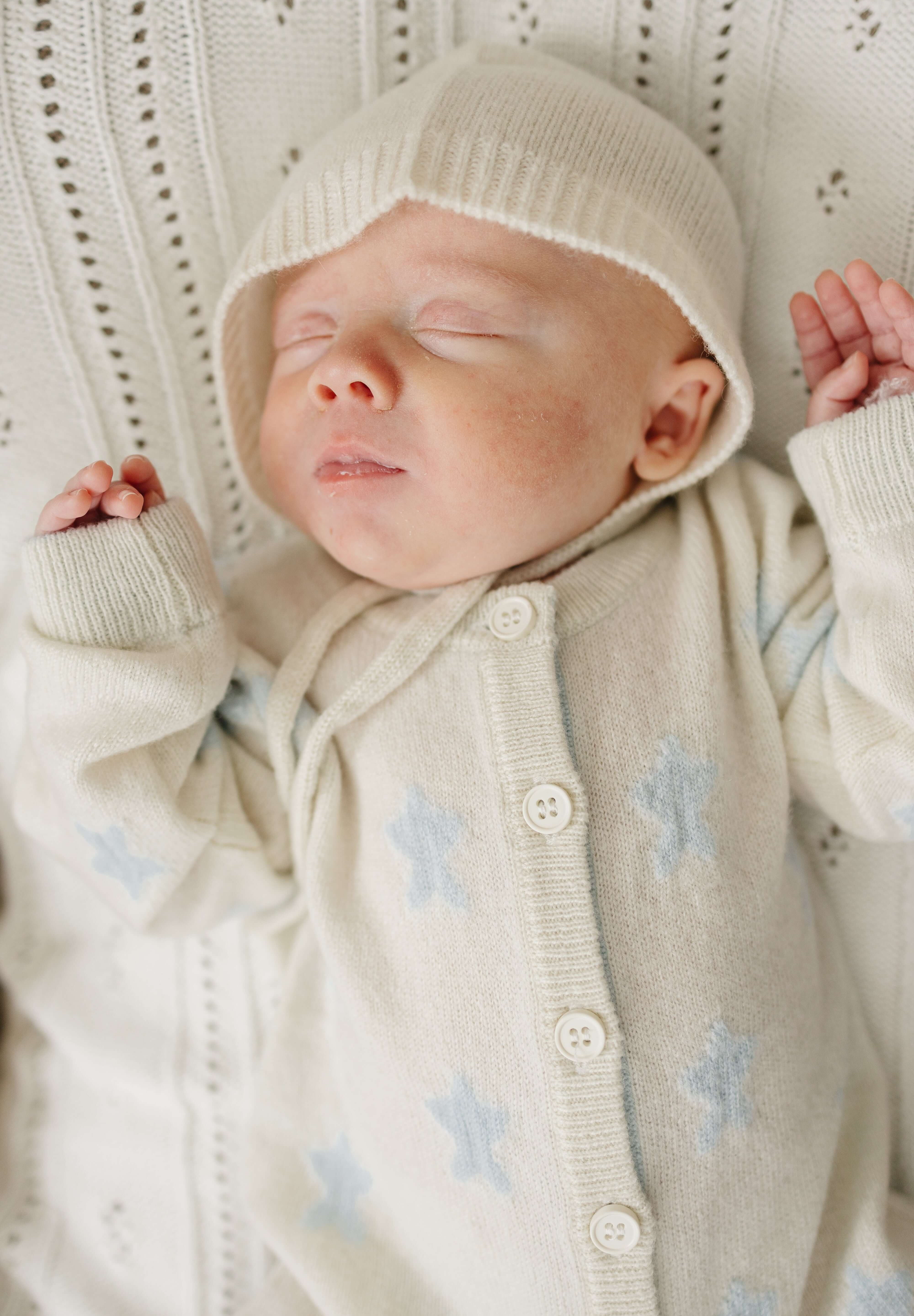 Luna + Luca Stars Cashmere Luxxe Set | Milk & Baby