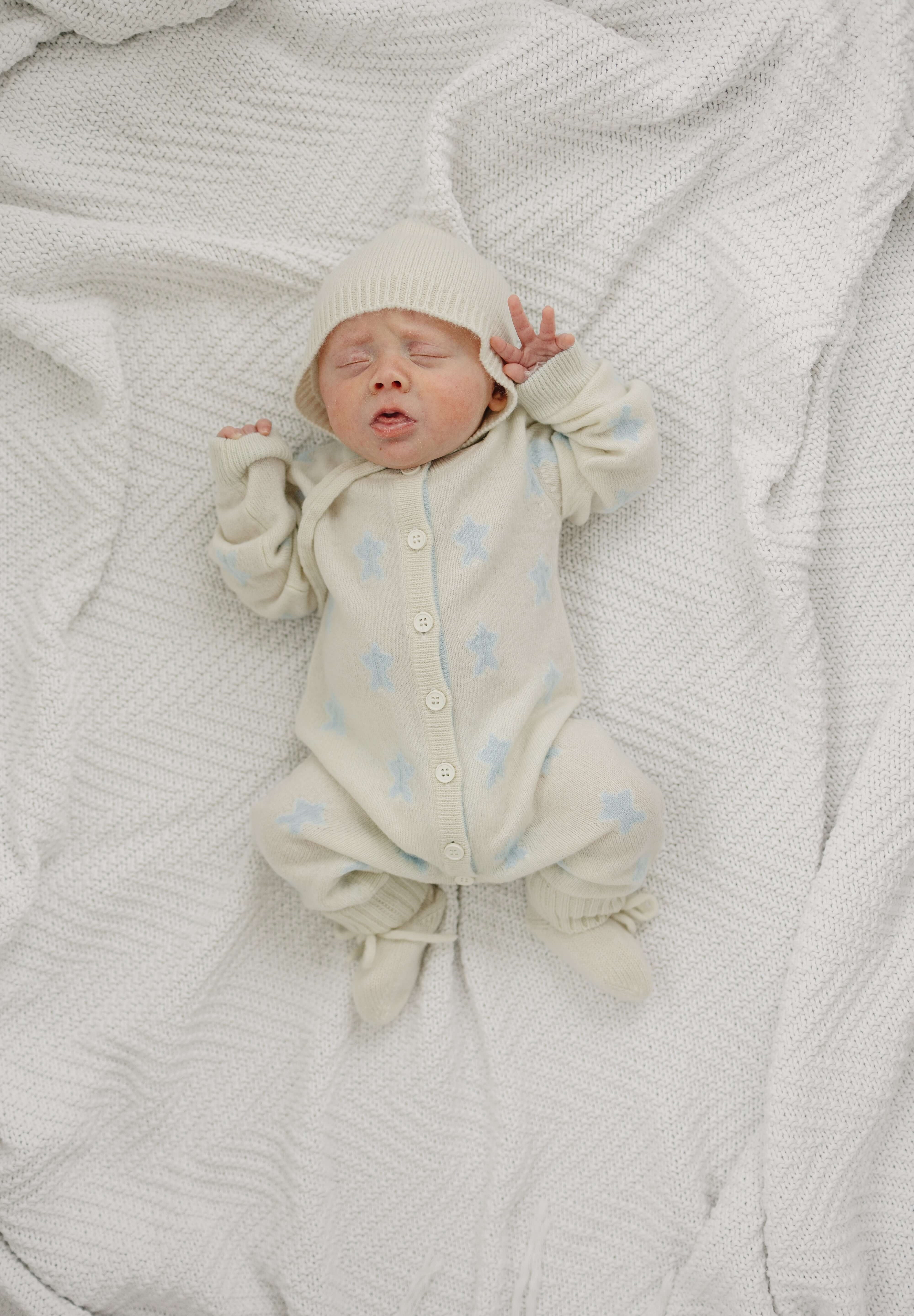 Luna + Luca Stars Cashmere Luxxe Set | Milk & Baby