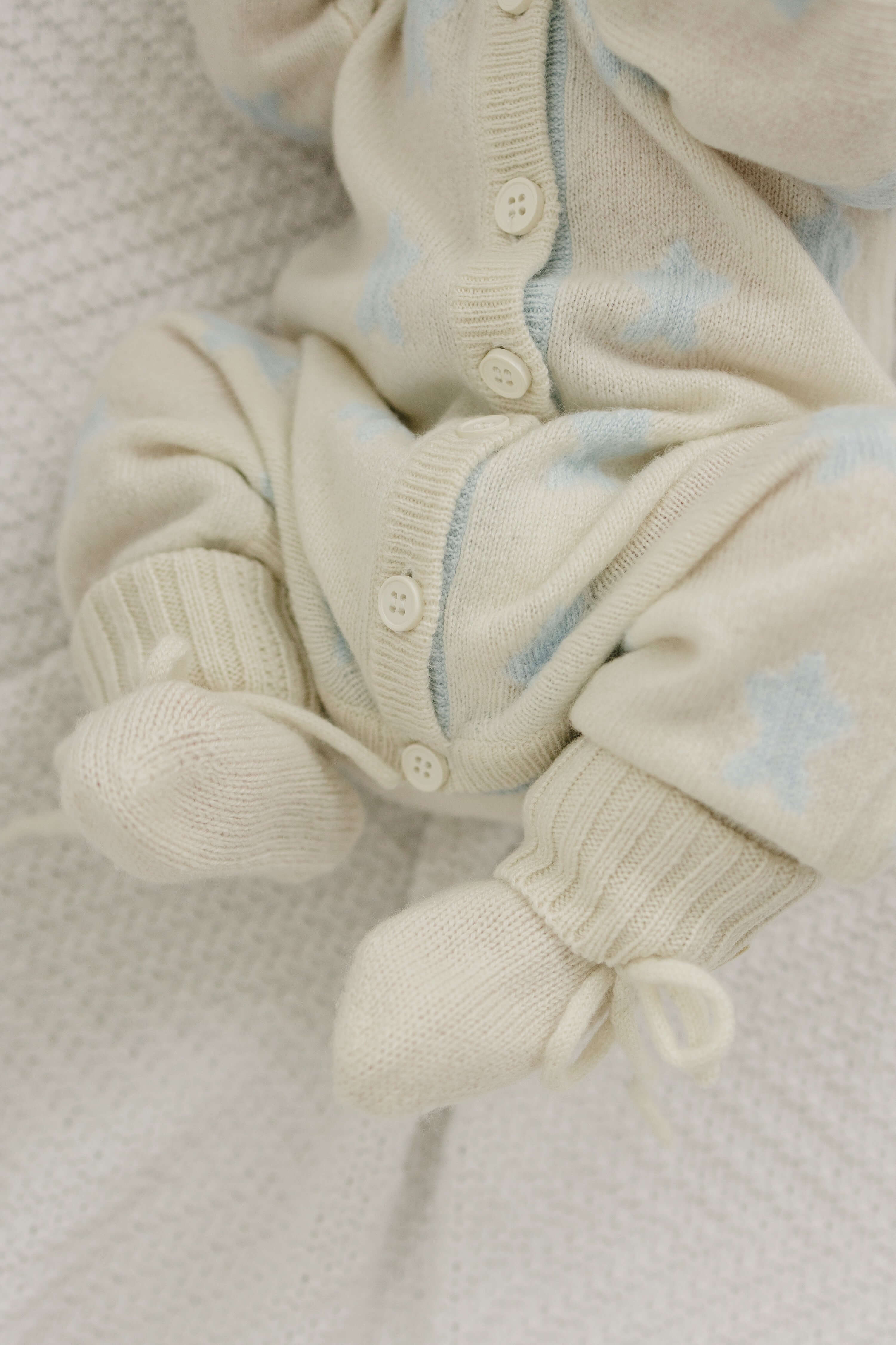 Luna + Luca Stars Cashmere Luxxe Set | Milk & Baby