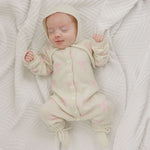 Luna + Luca Bow Cashmere Luxxe Set | Milk & Baby