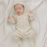 Luna + Luca Bow Cashmere Luxxe Set | Milk & Baby