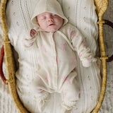 Luna + Luca Bow Cashmere Luxxe Set | Milk & Baby