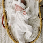 Luna + Luca Ruffle Waffle Set | White | Milk & Baby