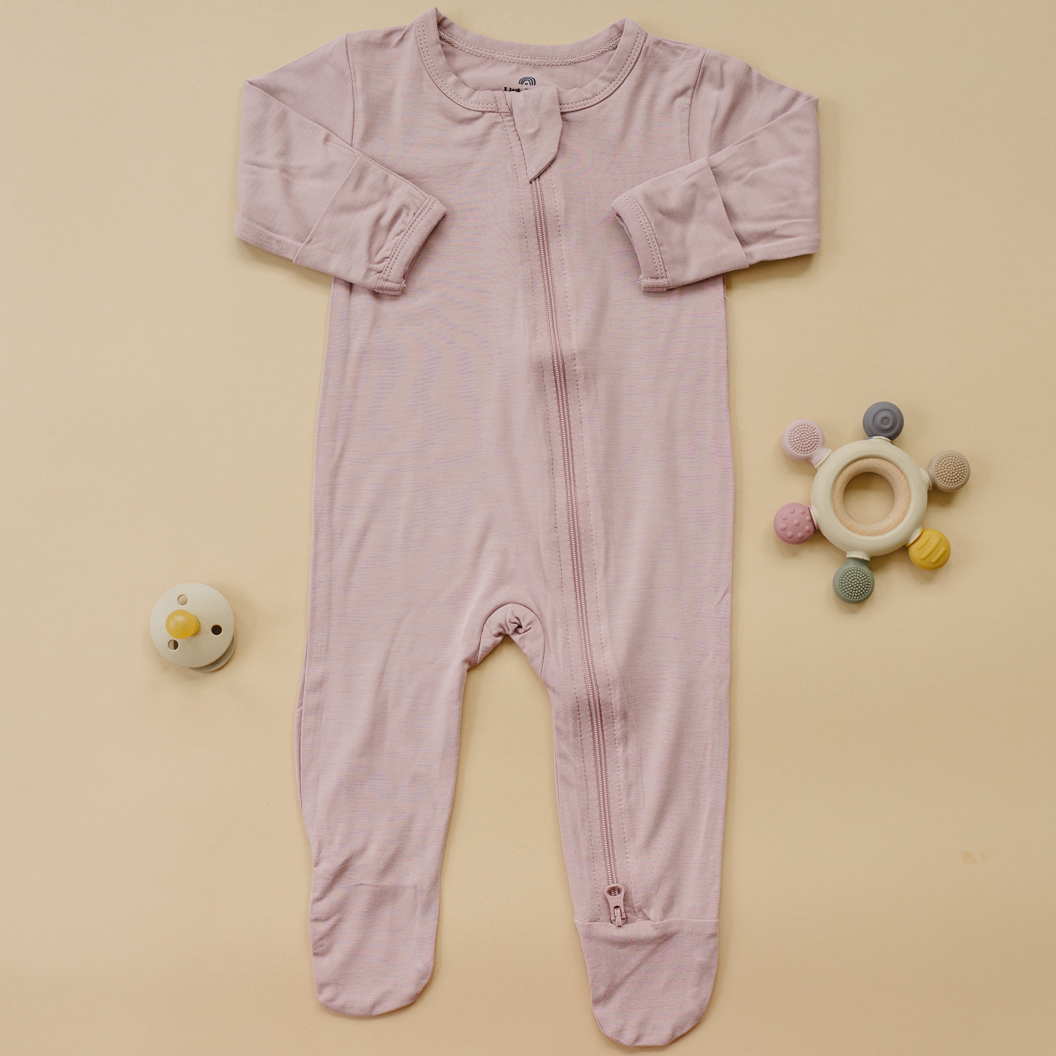 Bamboo Footed Zippy Romper | Milk & Baby