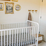 Liberty Floral Muslin Crib Sheet | Milk & Baby