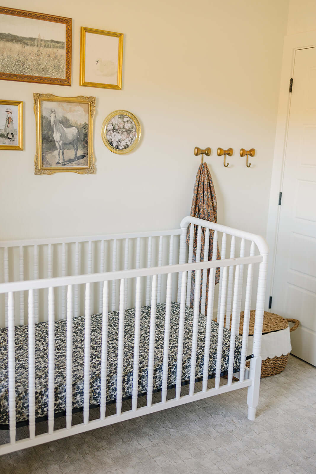 Liberty Floral Muslin Crib Sheet | Milk & Baby