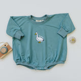 Silly Goose Bamboo Baby Romper | Milk & Baby