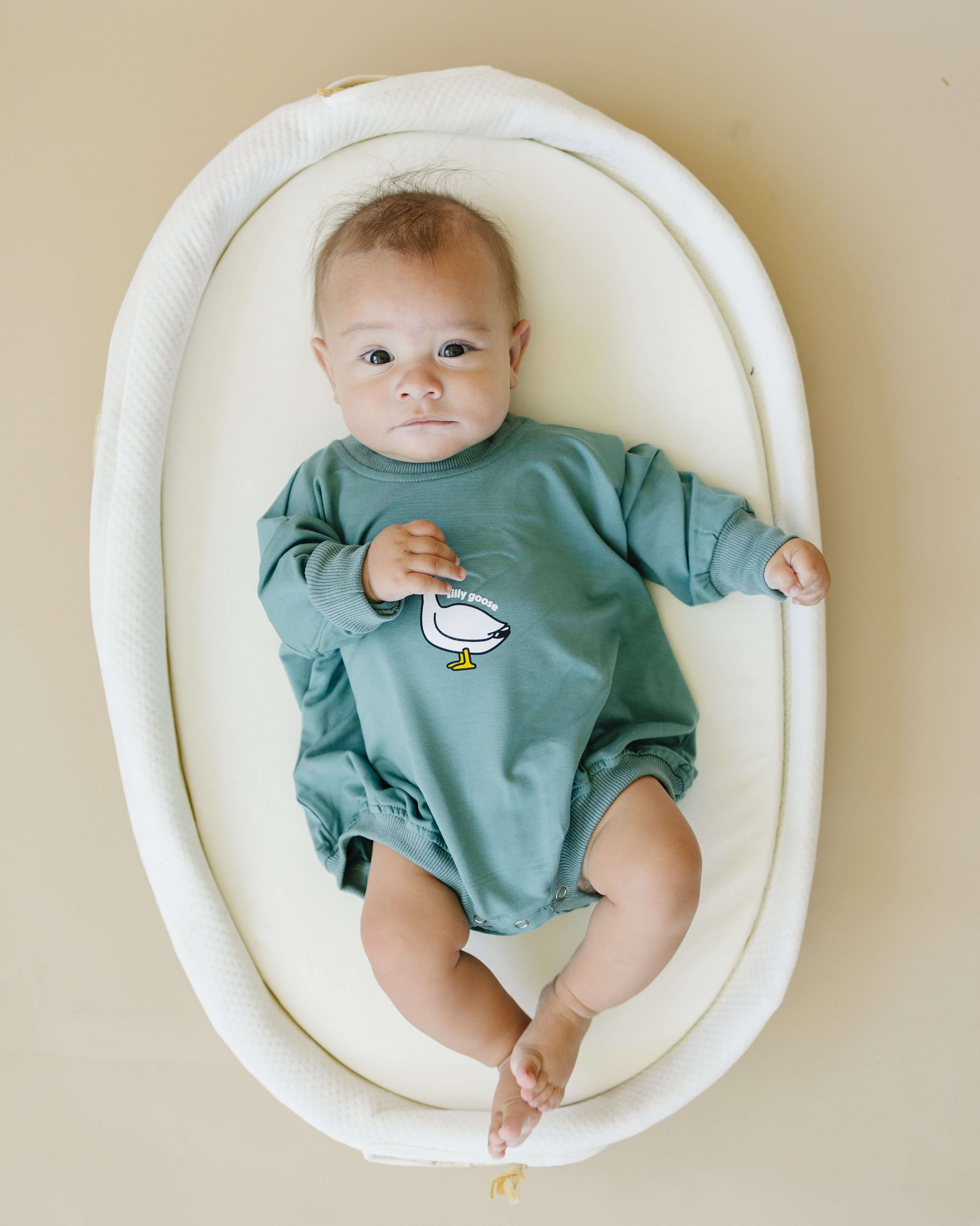 Silly Goose Bamboo Baby Romper | Milk & Baby