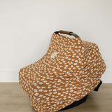 Mustard Floral Bamboo Multi-Use Cover | Milk & Baby