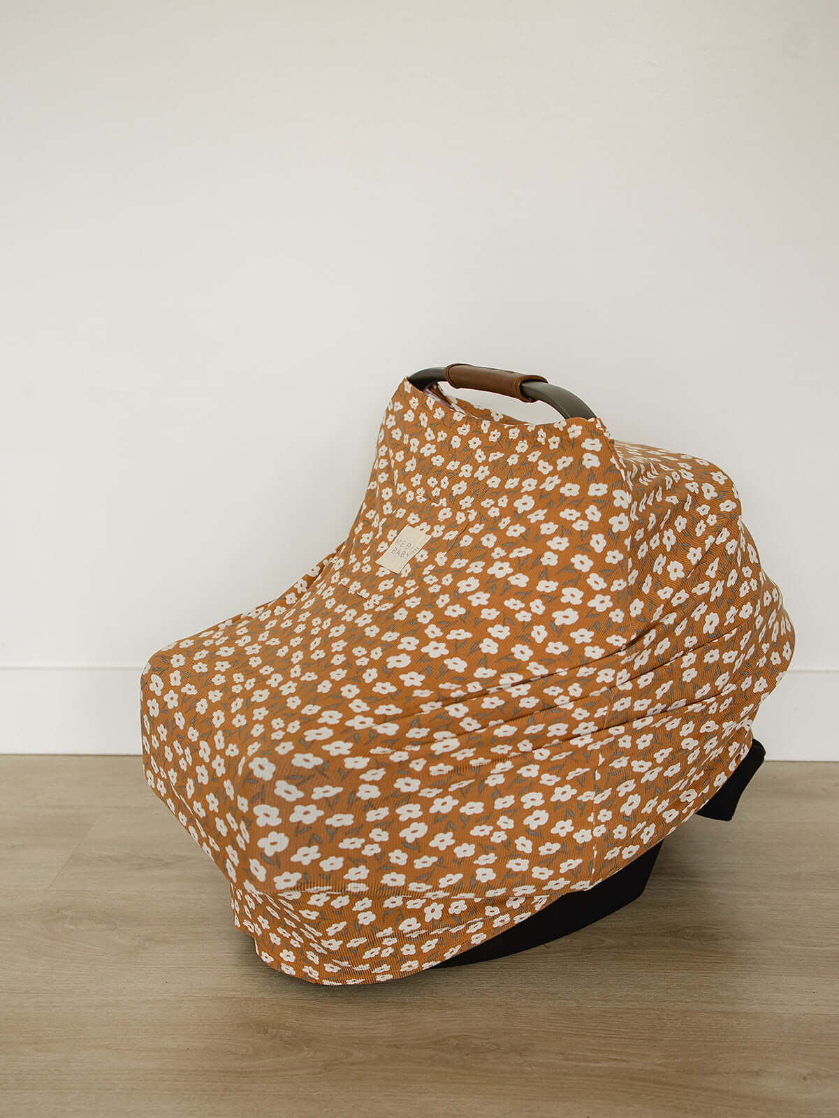 Mustard Floral Bamboo Multi-Use Cover | Milk & Baby