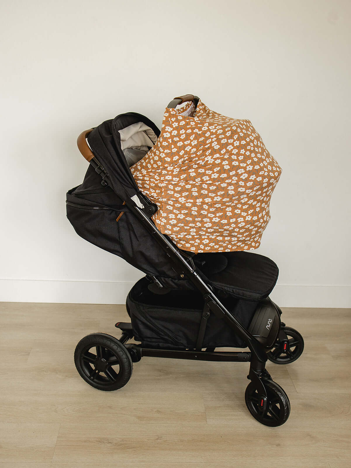 Mustard Floral Bamboo Multi-Use Cover | Milk & Baby