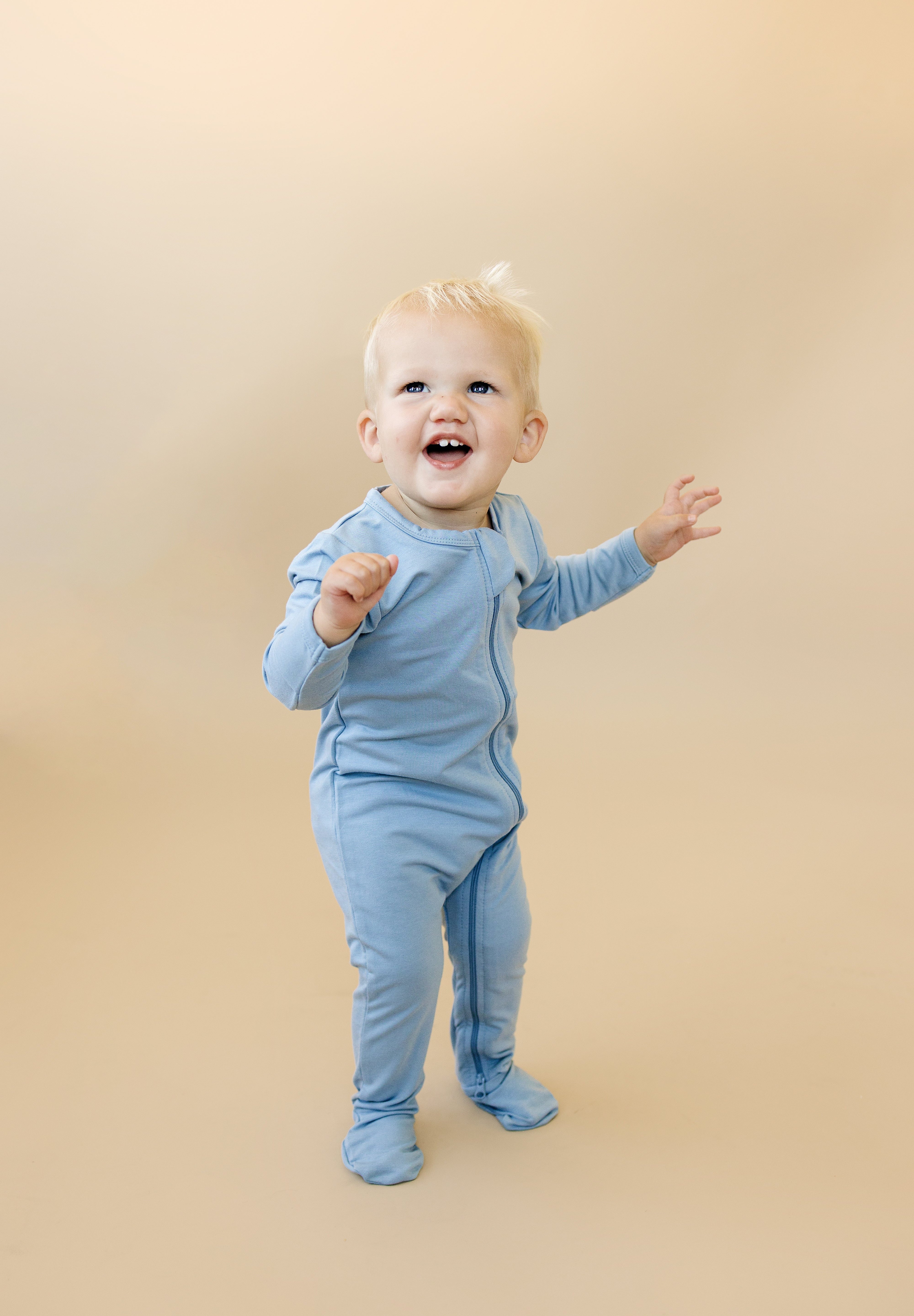 Bamboo Footed Zippy Romper | Milk & Baby