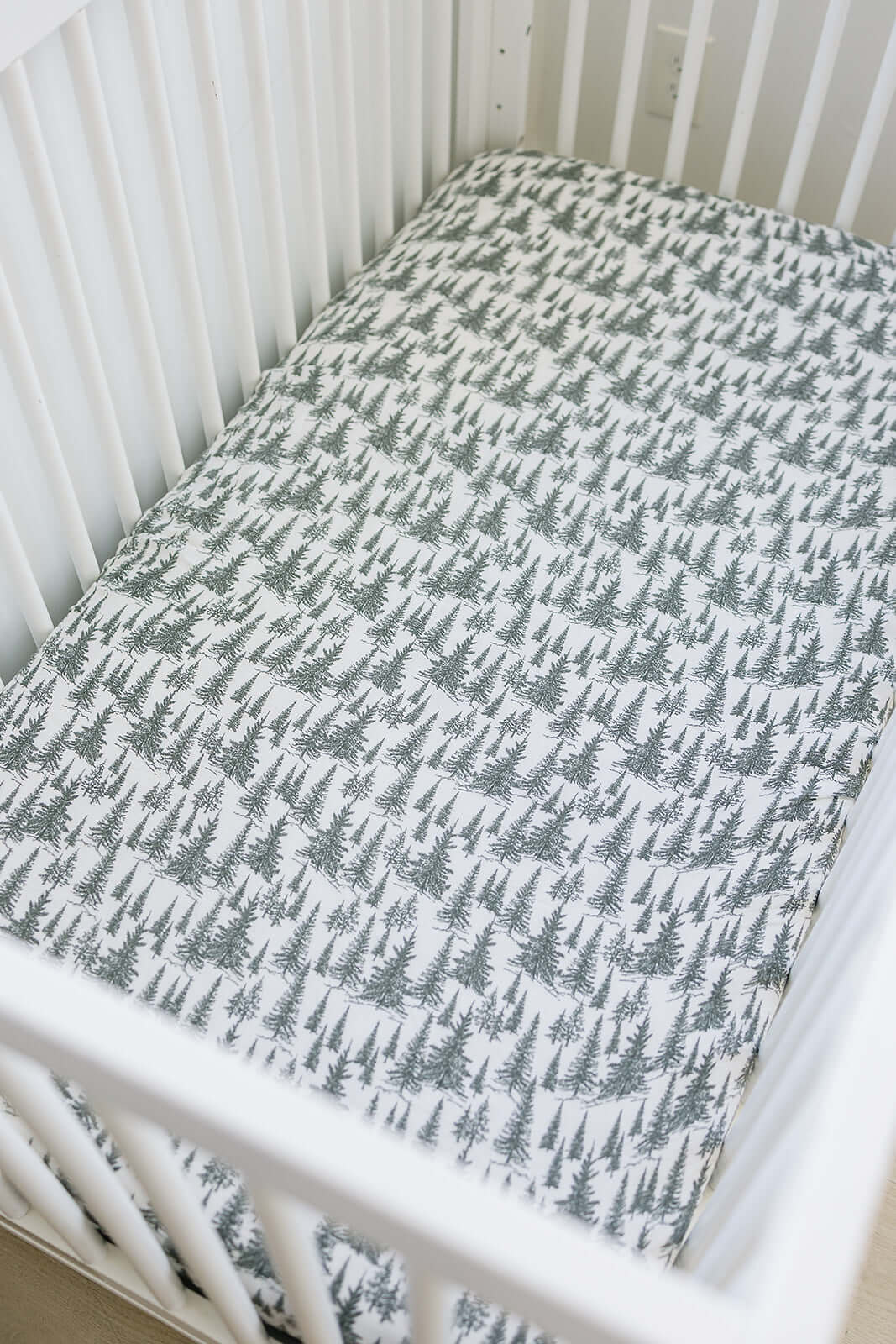 Forest Muslin Crib Sheet | Milk & Baby