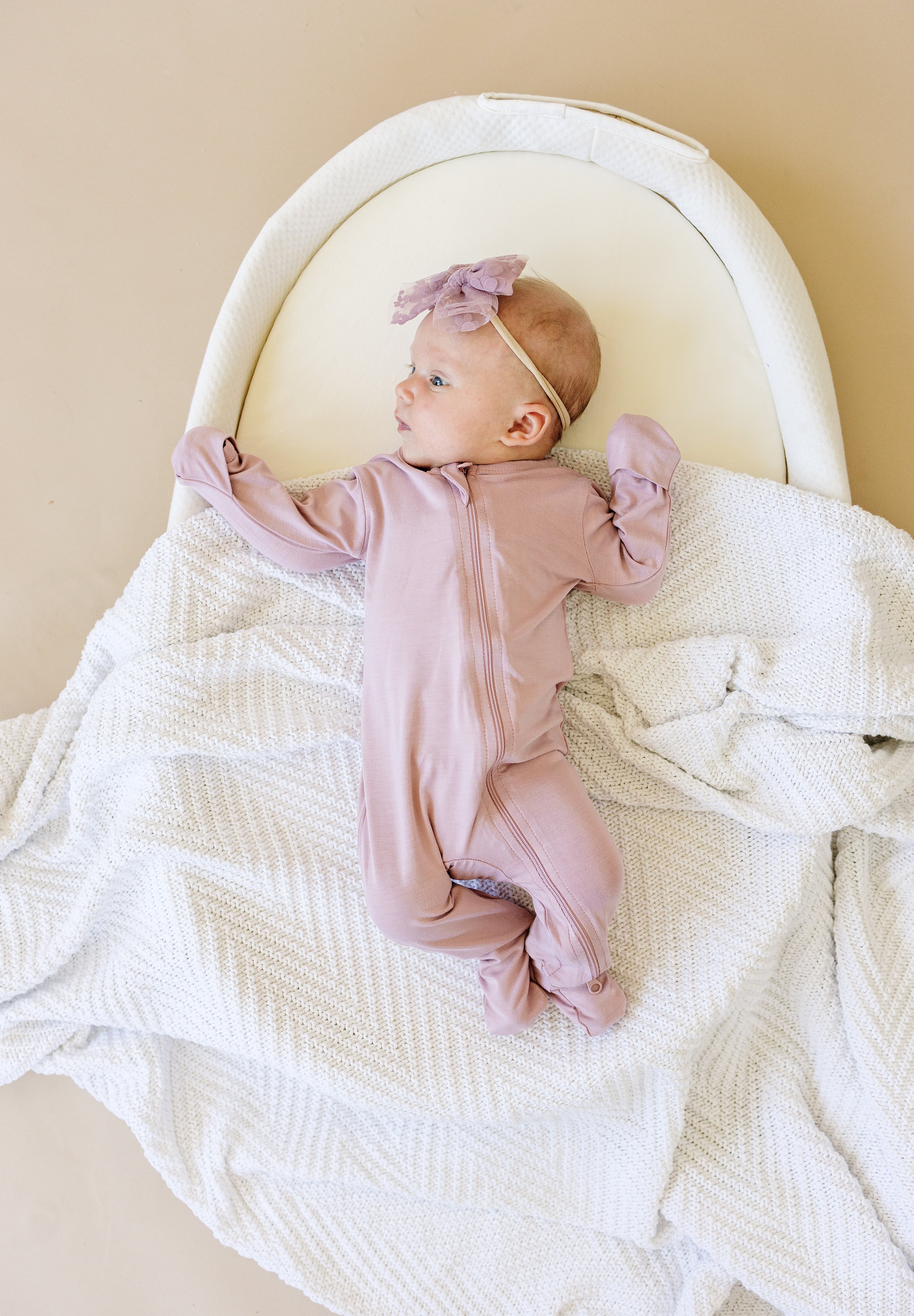Bamboo Footed Zippy Romper | Milk & Baby