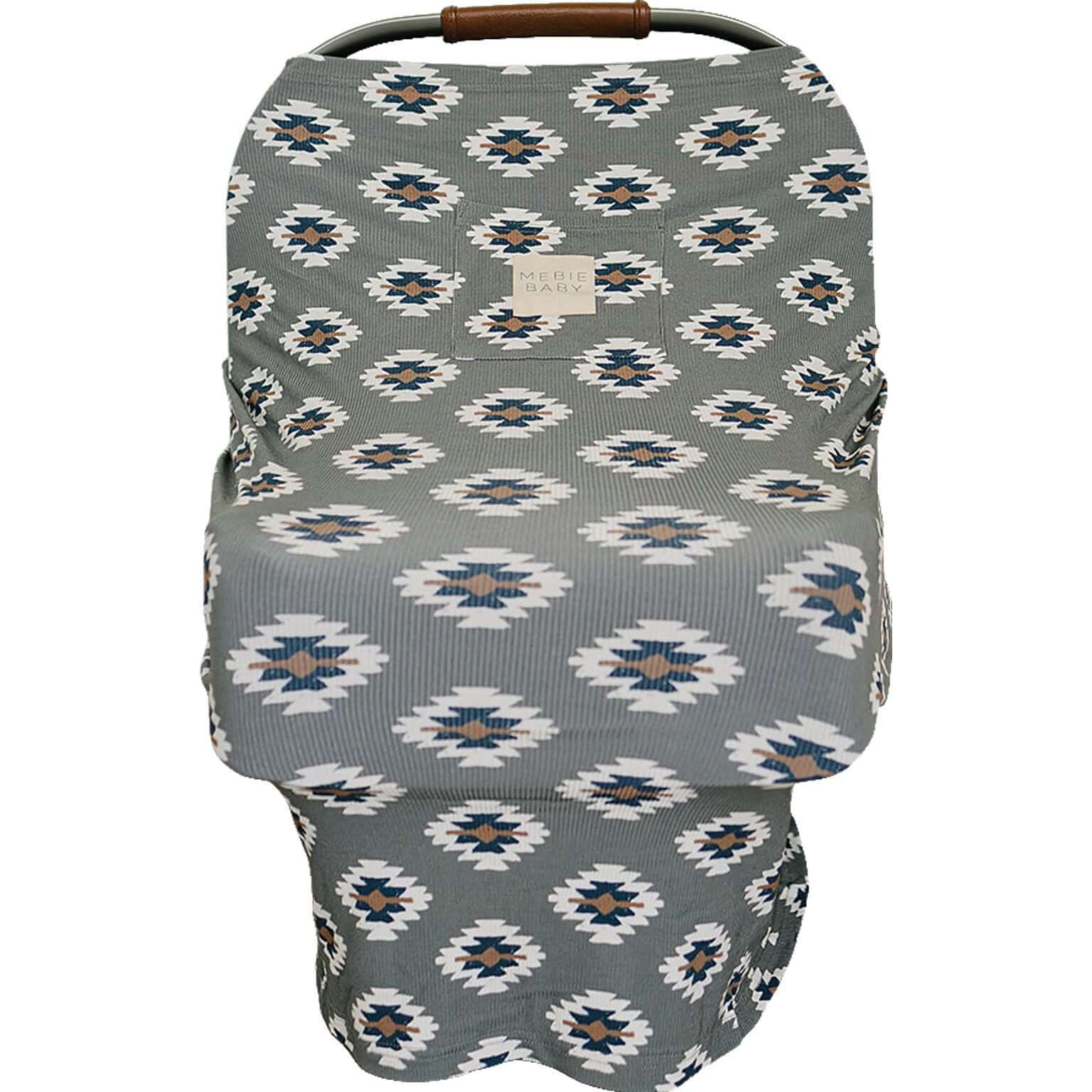 Southwest Aztec Ribbed Bamboo Multi-Use Cove | Milk & Baby