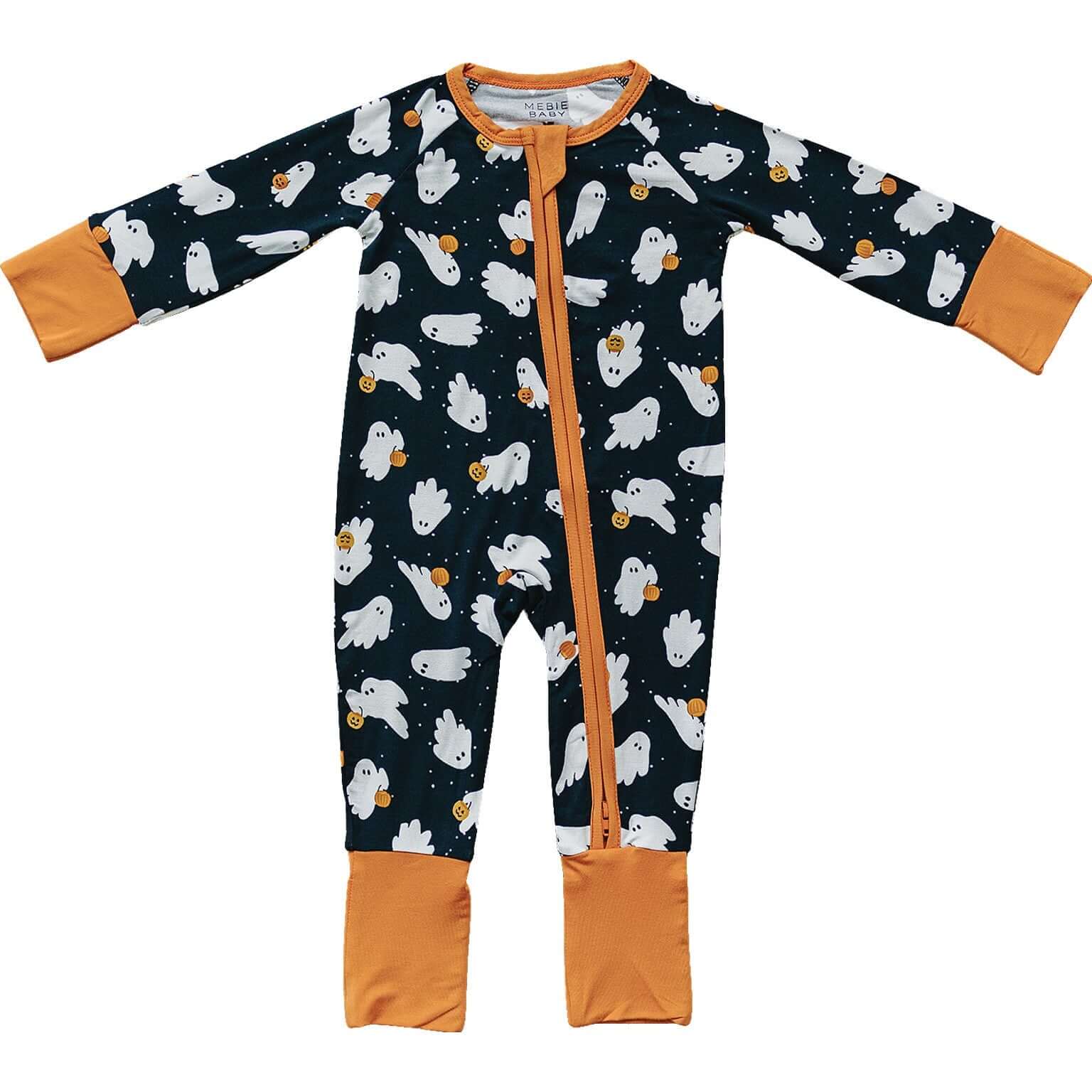 Ghosts Bamboo Zipper | Milk & Baby